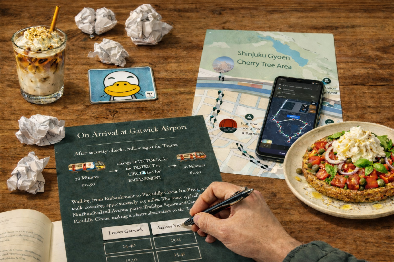 Bespoke itinerary preview